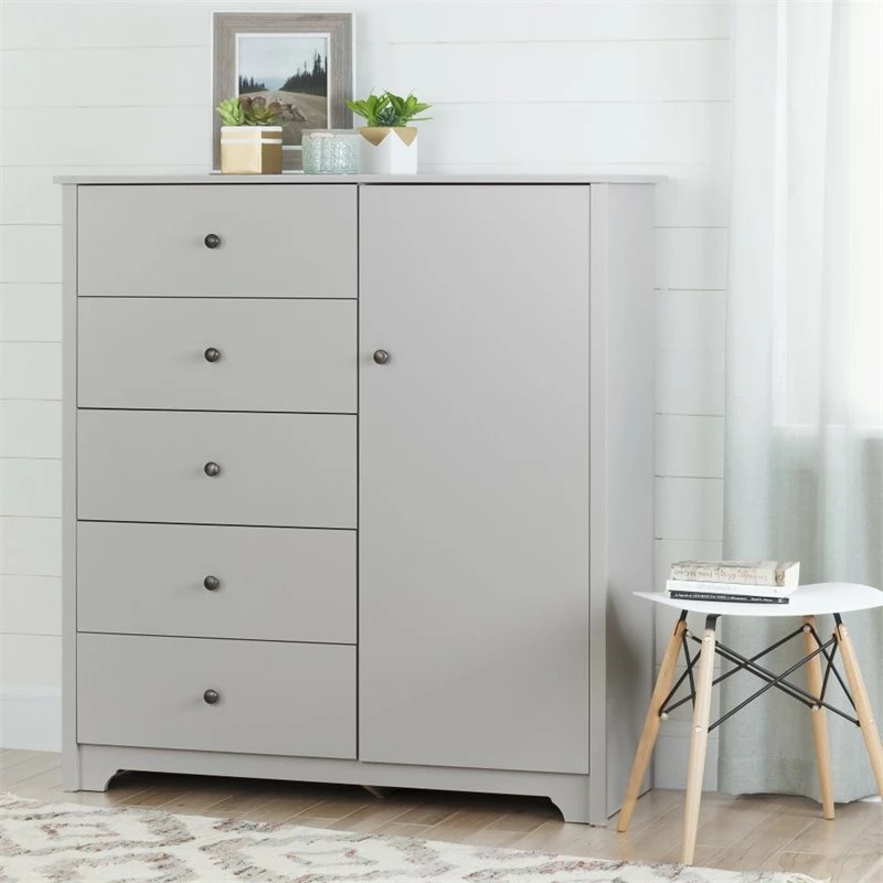 Best deal ๐ South Shore Vito 5 Drawer Chest In Soft Gray ๐ 4 Best deal ๐ South Shore Vito 5 Drawer Chest In Soft Gray ๐ - Image 2