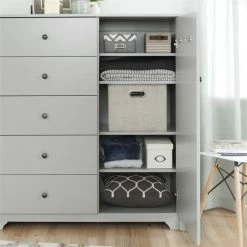 Best deal ๐ South Shore Vito 5 Drawer Chest In Soft Gray ๐ 13 Best deal ๐ South Shore Vito 5 Drawer Chest In Soft Gray ๐ -Living Room Sales Shop 1458021 3 L