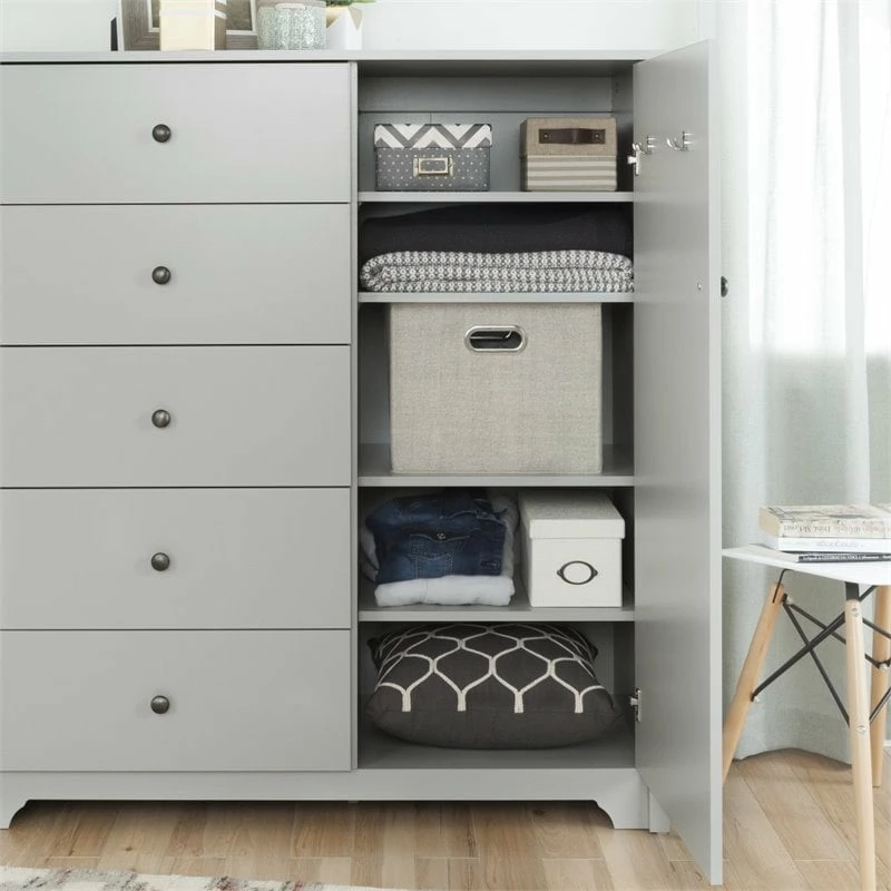 Best deal ๐ South Shore Vito 5 Drawer Chest In Soft Gray ๐ 6 Best deal ๐ South Shore Vito 5 Drawer Chest In Soft Gray ๐ - Image 4