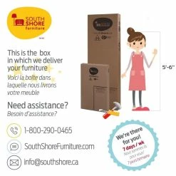 Best deal ๐ South Shore Vito 5 Drawer Chest In Soft Gray ๐ 16 Best deal ๐ South Shore Vito 5 Drawer Chest In Soft Gray ๐ -Living Room Sales Shop 1458021 8 L