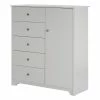Best deal 🌟 South Shore Vito 5 Drawer Chest In Soft Gray 🛒 -Living Room Sales Shop 1458021 L