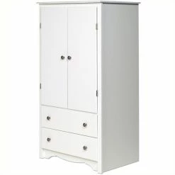 Budget 🤩 Pemberly Row TV Wardrobe Armoire In White ❤️ 8 Budget 🤩 Pemberly Row TV Wardrobe Armoire In White ❤️ -Living Room Sales Shop 1461611 1 L