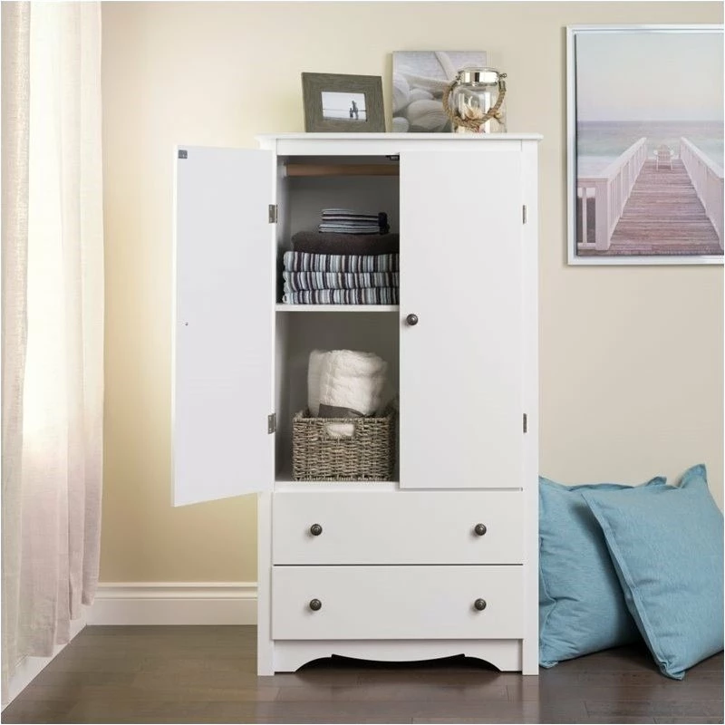 Budget 🤩 Pemberly Row TV Wardrobe Armoire In White ❤️ 3 Budget 🤩 Pemberly Row TV Wardrobe Armoire In White ❤️