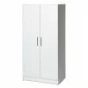 Budget 👍 Bowery Hill Modern Wood 32" Wardrobe Armoire In White Finish 🔔 1 Budget 👍 Bowery Hill Modern Wood 32" Wardrobe Armoire In White Finish 🔔 -Living Room Sales Shop 1570004 L