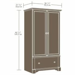 Discount 🎉 Bowery Hill Traditional Wood Wardrobe Armoire In Cherry Finish ✨ 10 Discount 🎉 Bowery Hill Traditional Wood Wardrobe Armoire In Cherry Finish ✨ -Living Room Sales Shop 1580115 3 L