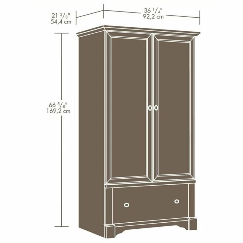 Discount 🎉 Bowery Hill Traditional Wood Wardrobe Armoire In Cherry Finish ✨ 6 Discount 🎉 Bowery Hill Traditional Wood Wardrobe Armoire In Cherry Finish ✨ - Image 4