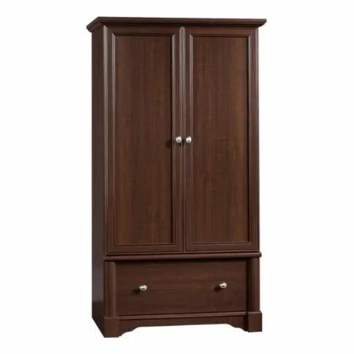 Discount ๐ Bowery Hill Traditional Wood Wardrobe Armoire In Cherry Finish โจ 5 Discount ๐ Bowery Hill Traditional Wood Wardrobe Armoire In Cherry Finish โจ -Living Room Sales Shop 1580115 4 L