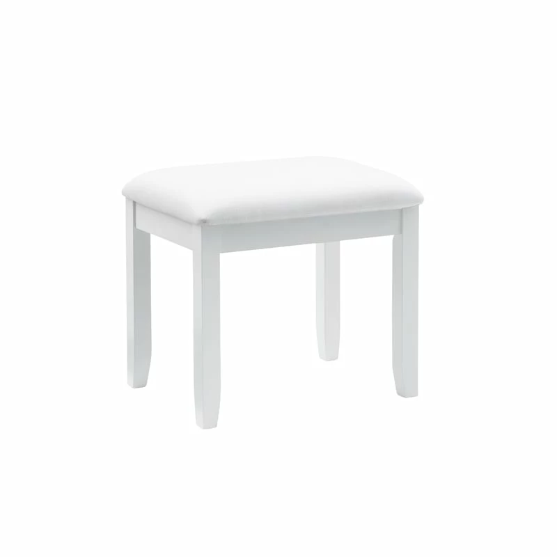 Coupon π Linon Eva Wood And Mirrored Vanity Set In White 𧨠13 Coupon π Linon Eva Wood And Mirrored Vanity Set In White 𧨠- Image 11