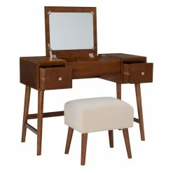 Promo ๐ฅ Linon Vallen Wood Vanity Set In Walnut Brown ๐ฅ 31 Promo ๐ฅ Linon Vallen Wood Vanity Set In Walnut Brown ๐ฅ -Living Room Sales Shop 1808189 26 L
