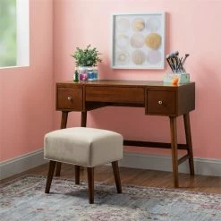 Promo ๐ฅ Linon Vallen Wood Vanity Set In Walnut Brown ๐ฅ 33 Promo ๐ฅ Linon Vallen Wood Vanity Set In Walnut Brown ๐ฅ -Living Room Sales Shop 1808189 28 L