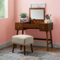 Promo ๐ฅ Linon Vallen Wood Vanity Set In Walnut Brown ๐ฅ 35 Promo ๐ฅ Linon Vallen Wood Vanity Set In Walnut Brown ๐ฅ -Living Room Sales Shop 1808189 30 L