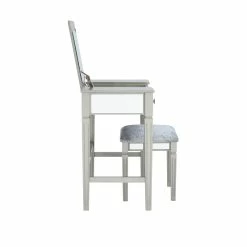 Cheap ๐ Linon Madison Wood Makeup Vanity Set In Silver ๐ฏ 33 Cheap ๐ Linon Madison Wood Makeup Vanity Set In Silver ๐ฏ -Living Room Sales Shop 1814232 13 L