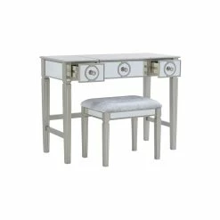 Cheap ๐ Linon Madison Wood Makeup Vanity Set In Silver ๐ฏ 39 Cheap ๐ Linon Madison Wood Makeup Vanity Set In Silver ๐ฏ -Living Room Sales Shop 1814232 19 L