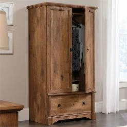 Promo π Pemberly Row Contemporary Wood Bedroom Armoire With Garment Rod In Vintage Oak π 24 Promo π Pemberly Row Contemporary Wood Bedroom Armoire With Garment Rod In Vintage Oak π -Living Room Sales Shop 1819976 15 L