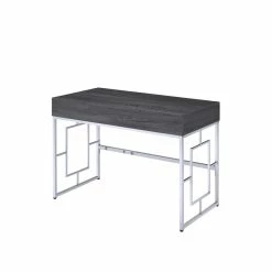 Living Room Sales Shop 14 Brand new ๐ฏ ACME Furniture Saffron Vanity Desk In Chrome And Black ๐