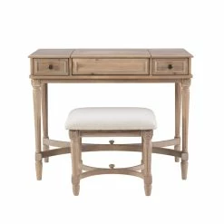 Outlet π― Linon Cyndi Wood Vanity Set In Gray Wash π 27 Outlet π― Linon Cyndi Wood Vanity Set In Gray Wash π -Living Room Sales Shop 1865237 18 L