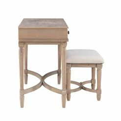 Outlet π― Linon Cyndi Wood Vanity Set In Gray Wash π 28 Outlet π― Linon Cyndi Wood Vanity Set In Gray Wash π -Living Room Sales Shop 1865237 19 L