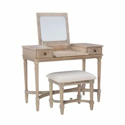 Outlet π― Linon Cyndi Wood Vanity Set In Gray Wash π 32 Outlet π― Linon Cyndi Wood Vanity Set In Gray Wash π -Living Room Sales Shop 1865237 23 L