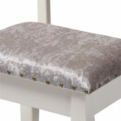 Top 10 ๐ Baxton Studio Veronique White Finished Wood 2-Piece Vanity Table ๐ 16 Top 10 ๐ Baxton Studio Veronique White Finished Wood 2-Piece Vanity Table ๐ -Living Room Sales Shop 1908334 5 L