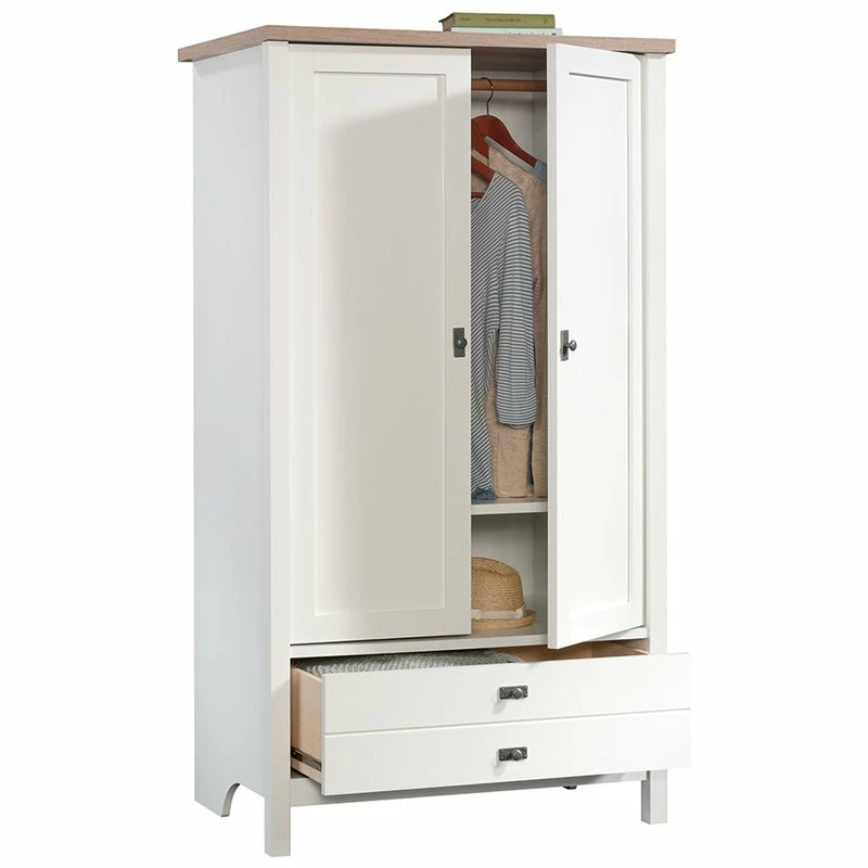 Wholesale ๐ฅ Sauder Cottage Road Armoire In Soft White And Lintel Oak ๐ 5 Wholesale ๐ฅ Sauder Cottage Road Armoire In Soft White And Lintel Oak ๐ - Image 3