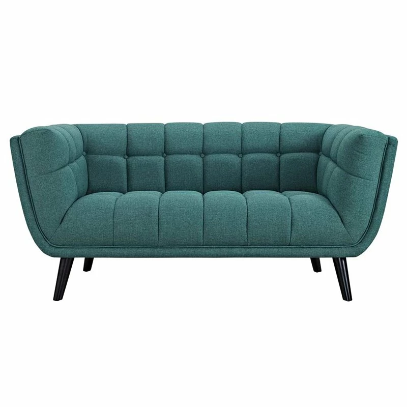 Discount ⌛ Modway Bestow 2 Piece Chic Luxe Modern Sofa Set In Teal 😉 5 Discount ⌛ Modway Bestow 2 Piece Chic Luxe Modern Sofa Set In Teal 😉 - Image 3