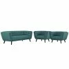 Cheap โ Modway Bestow 3 Piece Chic Luxe Modern Sofa Set In Teal ๐ฏ 2 Cheap โ Modway Bestow 3 Piece Chic Luxe Modern Sofa Set In Teal ๐ฏ -Living Room Sales Shop 1945243 L