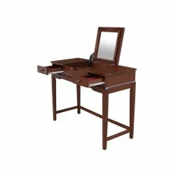 Discount ❤️ International Concepts Vanity Table Espresso 😉 -Living Room Sales Shop 1955320 9 L