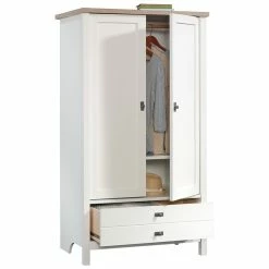 Promo π Pemberly Row Modern Engineered Wood Armoire In Soft White And Lintel Oak π 16 Promo π Pemberly Row Modern Engineered Wood Armoire In Soft White And Lintel Oak π -Living Room Sales Shop 1990489 11 L