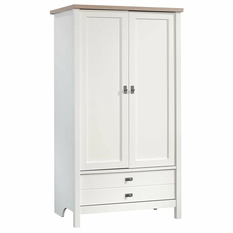 Promo π Pemberly Row Modern Engineered Wood Armoire In Soft White And Lintel Oak π 3 Promo π Pemberly Row Modern Engineered Wood Armoire In Soft White And Lintel Oak π