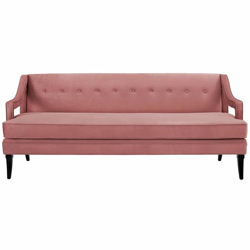 Discount ๐ Modway Concur 2 Piece Velvet Sofa Set In Dusty Rose โจ 8 Discount ๐ Modway Concur 2 Piece Velvet Sofa Set In Dusty Rose โจ - Image 6