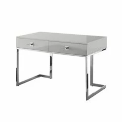 Best Sale ๐ Posh Living Mano 2-Drawers Stainless Steel Base Bedroom Vanity Light Gray/Chrome ๐ 16 Best Sale ๐ Posh Living Mano 2-Drawers Stainless Steel Base Bedroom Vanity Light Gray/Chrome ๐ -Living Room Sales Shop 2003445 3 L