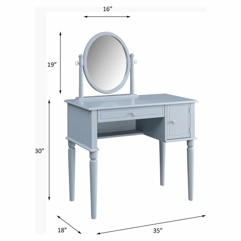 Coupon π ACME Furniture ACME Rabila Storage Wooden Vanity Set With Single Door Cabinet In Cream And Gray βοΈ 9 Coupon π ACME Furniture ACME Rabila Storage Wooden Vanity Set With Single Door Cabinet In Cream And Gray βοΈ - Image 7