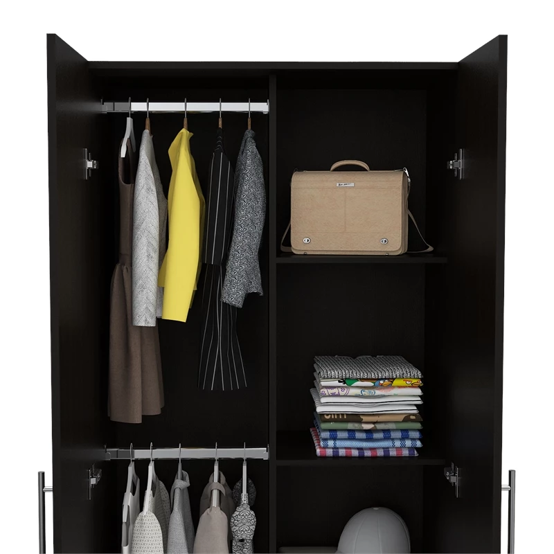 Budget ๐ Bowery Hill 70" 2 Door Armoire In Espresso โจ 9 Budget ๐ Bowery Hill 70" 2 Door Armoire In Espresso โจ - Image 7