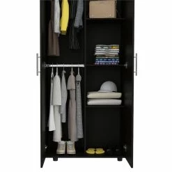 Budget ๐ Bowery Hill 70" 2 Door Armoire In Espresso โจ 21 Budget ๐ Bowery Hill 70" 2 Door Armoire In Espresso โจ -Living Room Sales Shop 2128798 5 L