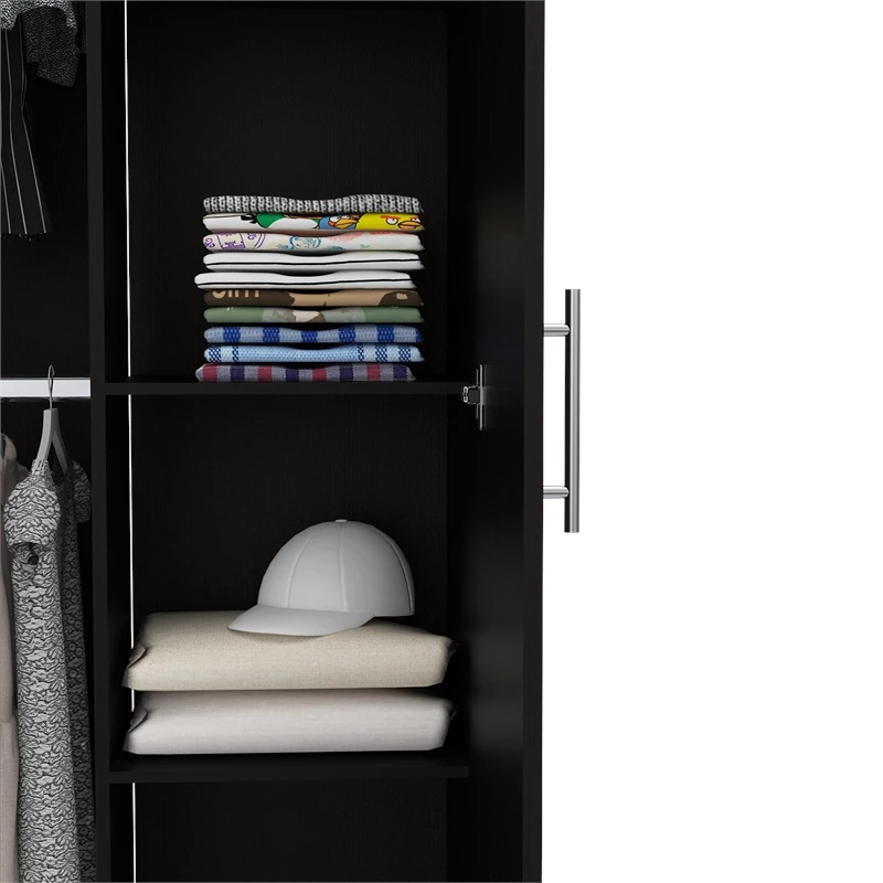 Budget ๐ Bowery Hill 70" 2 Door Armoire In Espresso โจ 11 Budget ๐ Bowery Hill 70" 2 Door Armoire In Espresso โจ - Image 9