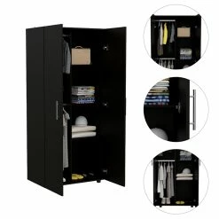 Budget ๐ Bowery Hill 70" 2 Door Armoire In Espresso โจ 23 Budget ๐ Bowery Hill 70" 2 Door Armoire In Espresso โจ -Living Room Sales Shop 2128798 7 L