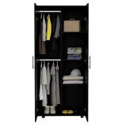 Budget ๐ Bowery Hill 70" 2 Door Armoire In Espresso โจ 24 Budget ๐ Bowery Hill 70" 2 Door Armoire In Espresso โจ -Living Room Sales Shop 2128798 8 L