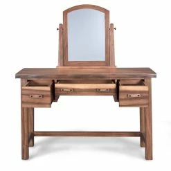 Promo 🎉 Homestyles Forest Retreat Brown Wood Vanity With Mirror ⌛
