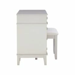 Discount ๐ Linon Eva Wood And Mirrored Vanity Set In Silver ๐ 30 Discount ๐ Linon Eva Wood And Mirrored Vanity Set In Silver ๐ -Living Room Sales Shop 2141830 19 L