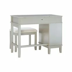 Discount ๐ Linon Eva Wood And Mirrored Vanity Set In Silver ๐ 31 Discount ๐ Linon Eva Wood And Mirrored Vanity Set In Silver ๐ -Living Room Sales Shop 2141830 20 L