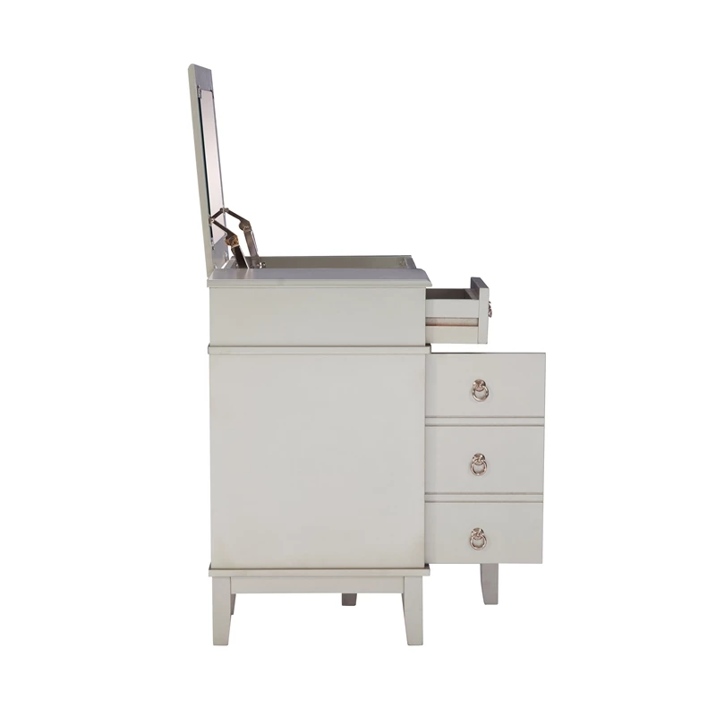 Discount ๐ Linon Eva Wood And Mirrored Vanity Set In Silver ๐ 15 Discount ๐ Linon Eva Wood And Mirrored Vanity Set In Silver ๐ - Image 13