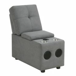 Buy 👍 Picket House Furnishings Gianni Modular Console With USB In Charcoal 😀