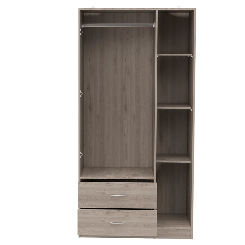 Best Pirce π Tuhome Furniture Tuhome Modern Engineered Wood Walnut Austral Three Door Armoire Light Gray β€οΈ 10 Best Pirce π Tuhome Furniture Tuhome Modern Engineered Wood Walnut Austral Three Door Armoire Light Gray β€οΈ - Image 8