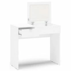 Living Room Sales Shop 26 Coupon ๐งจ Polifurniture Engineered Wood Pull-Top Bedroom Vanity In White ๐
