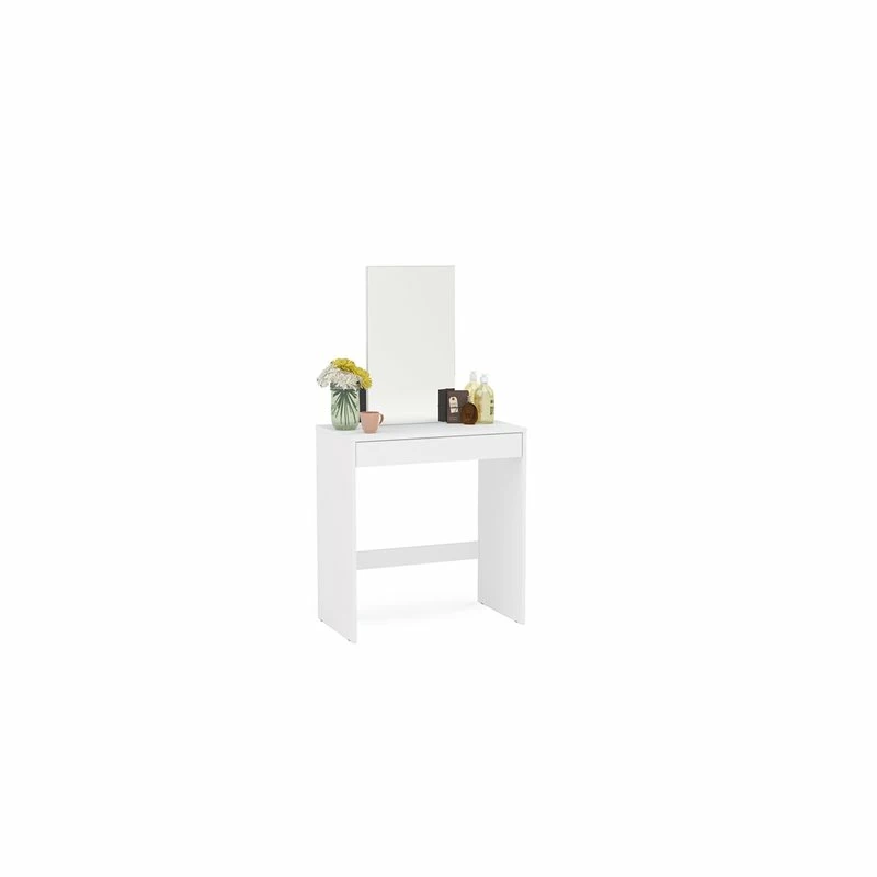 Buy 😉 Polifurniture Kansas Engineered Wood Bedroom Vanity With Mirror In White 😉 13 Buy 😉 Polifurniture Kansas Engineered Wood Bedroom Vanity With Mirror In White 😉 - Image 11