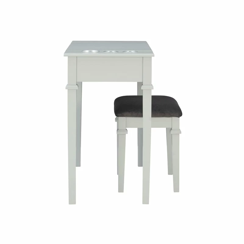 Cheap ๐ Linon Avoly Wood Bedroom Vanity And Stool Set In Gray โญ 12 Cheap ๐ Linon Avoly Wood Bedroom Vanity And Stool Set In Gray โญ - Image 10
