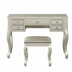 Cheapest โจ Benjara Cherub 43" Modern Wood Vanity Set Featuring Stool And Mirror In Silver ๐ 8 Cheapest โจ Benjara Cherub 43" Modern Wood Vanity Set Featuring Stool And Mirror In Silver ๐ -Living Room Sales Shop 2203948 1 L