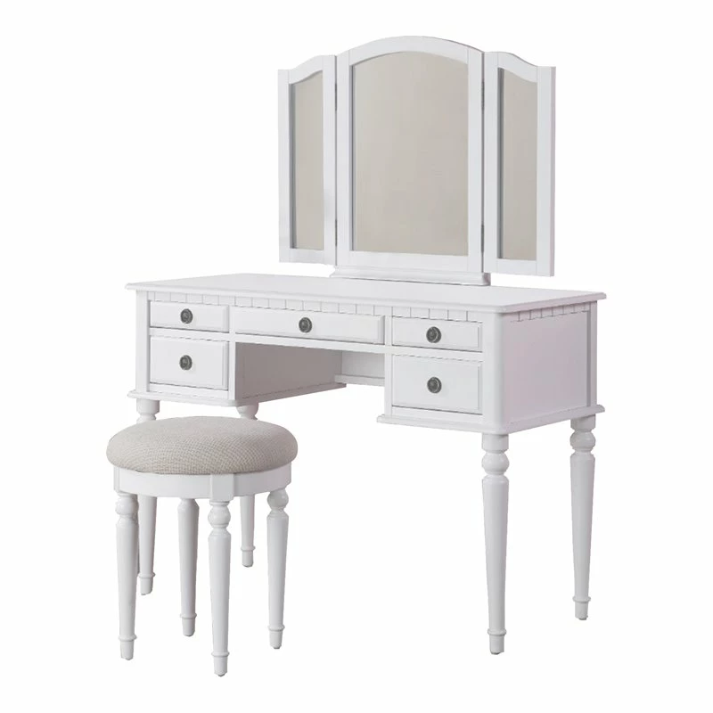 Top 10 π₯° Benjara 43" Contemporary Wood Vanity Set With Stool In White π 3 Top 10 π₯° Benjara 43" Contemporary Wood Vanity Set With Stool In White π