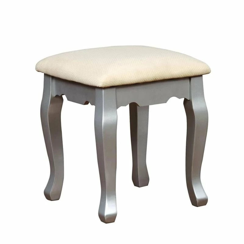 Wholesale ๐ฅ Benjara Harriet 15.75" Traditional Solid Wood Vanity In Silver ๐คฉ 5 Wholesale ๐ฅ Benjara Harriet 15.75" Traditional Solid Wood Vanity In Silver ๐คฉ - Image 3