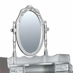 Wholesale ๐ฅ Benjara Harriet 15.75" Traditional Solid Wood Vanity In Silver ๐คฉ 10 Wholesale ๐ฅ Benjara Harriet 15.75" Traditional Solid Wood Vanity In Silver ๐คฉ -Living Room Sales Shop 2206802 3 L